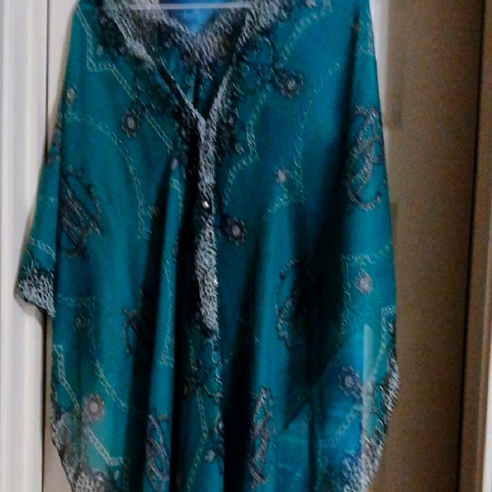 Elegant Teal Women's Sweater